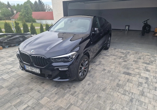 BMW X6 cena 309960 przebieg: 75000, rok produkcji 2020 z Dąbrowa Białostocka małe 172